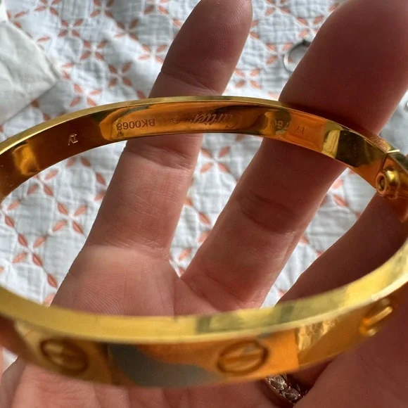 Gold Bangle Set - Picture 8 of 9